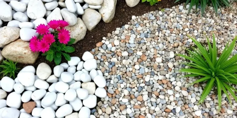 As pedras para jardim, como a pedra branca, seixo de rio e cascalho decorativo, oferecem não apenas beleza, mas também funcionalidade.