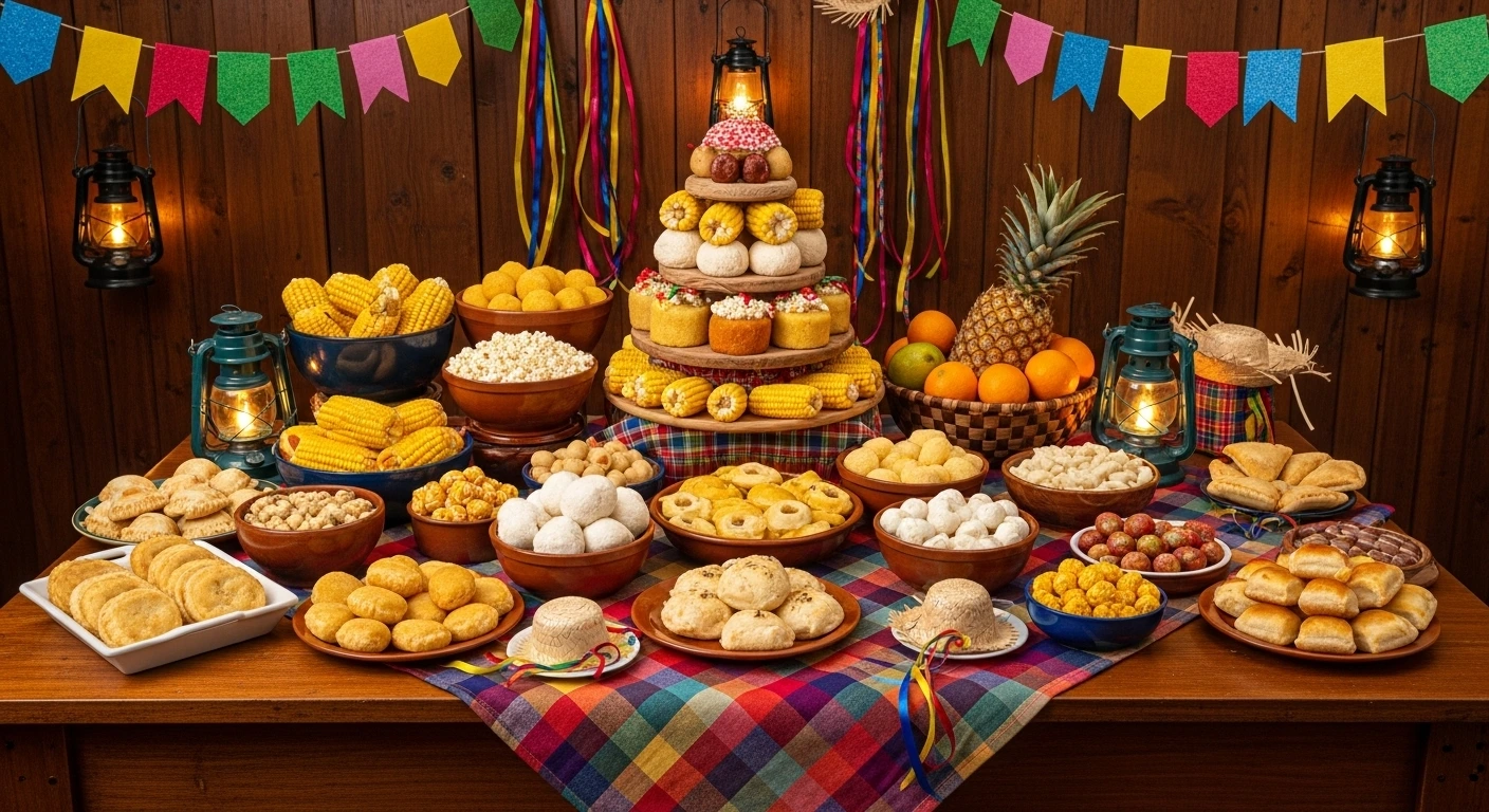 mesa de festa junina é o momento mais esperado por convidados e familiares de casa.