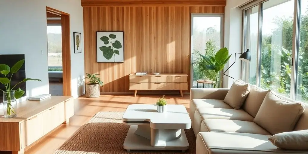 Móveis inteligentes e sustentáveis: peças que não apenas otimizam espaço e funcionalidade, mas que também respeitam o meio ambiente.