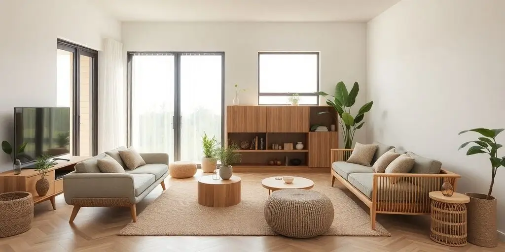 Móveis inteligentes e sustentáveis: peças que não apenas otimizam espaço e funcionalidade, mas que também respeitam o meio ambiente.