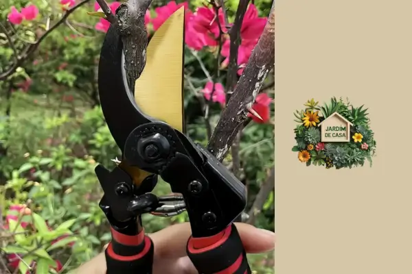 Tesoura de poda para árvores e arbustos