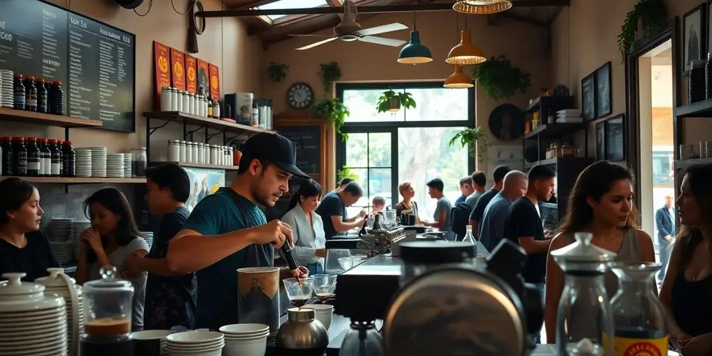 No mercado mundial do café , o Brasil permanece como um dos principais produtores e consumidores de café