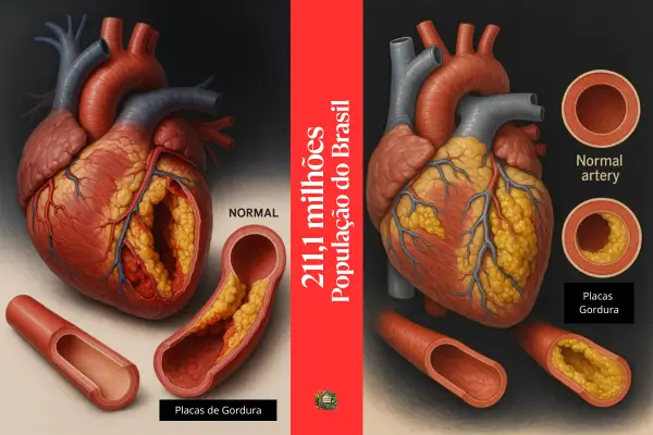 Você sabia que o colesterol total alto é responsável por 1 em cada 4 mortes por doenças cardiovasculares: Veja como resolver isso agora!