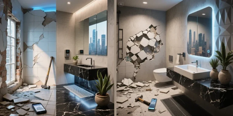 Descubra por que os azulejos estão sendo substituídos em apartamentos modernos em 2025. Conheça os materiais que dominam a nova estética chique e minimalista.