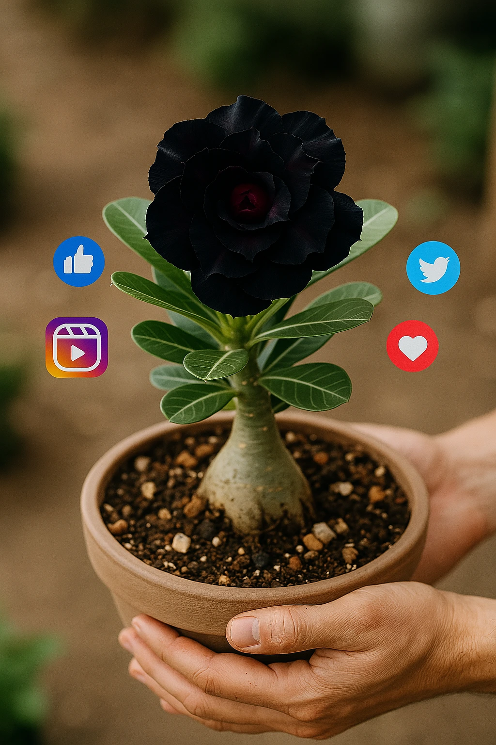 Descubra como cultivar e lucrar com a rosa do deserto pretas. Veja 5 dicas essenciais e conheça a flor rara que encanta colecionadores no mundo.