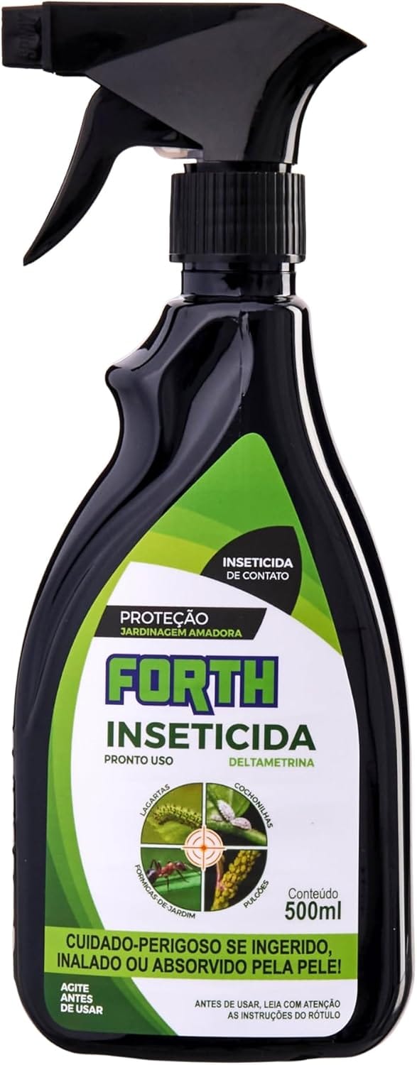 Forth Inseticida Pronto Uso, Protetor de Plantas, Ação Rápida, Deltametrina, 500ml