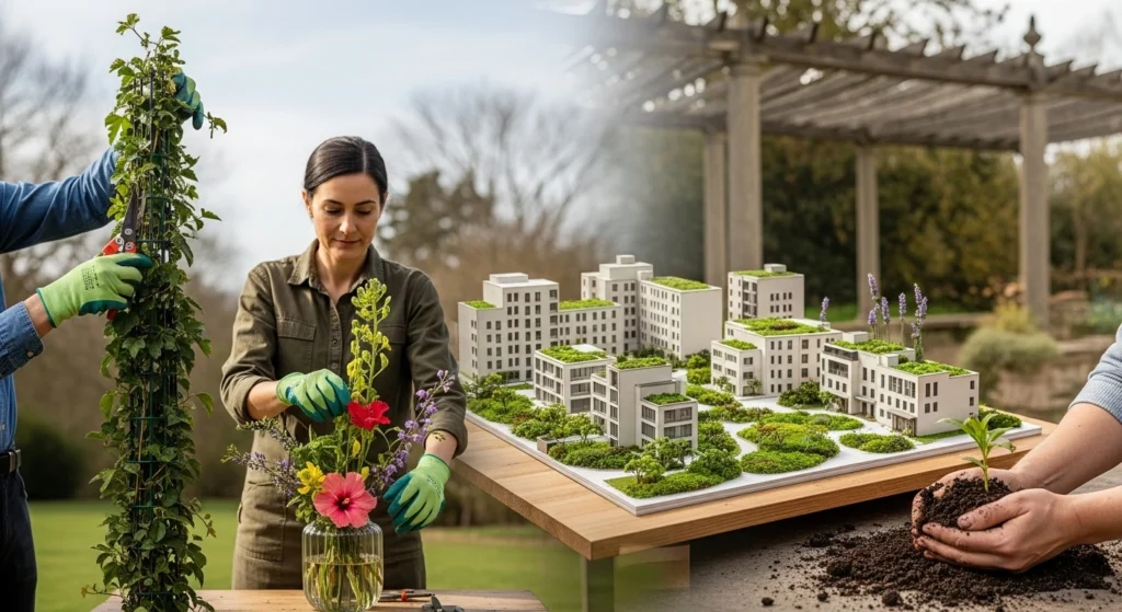 Descubra 5 profissões surpreendentes para serviços de jardinagem: da jardinagem terapêutica à curadoria de jardins históricos. Carreiras verdes!