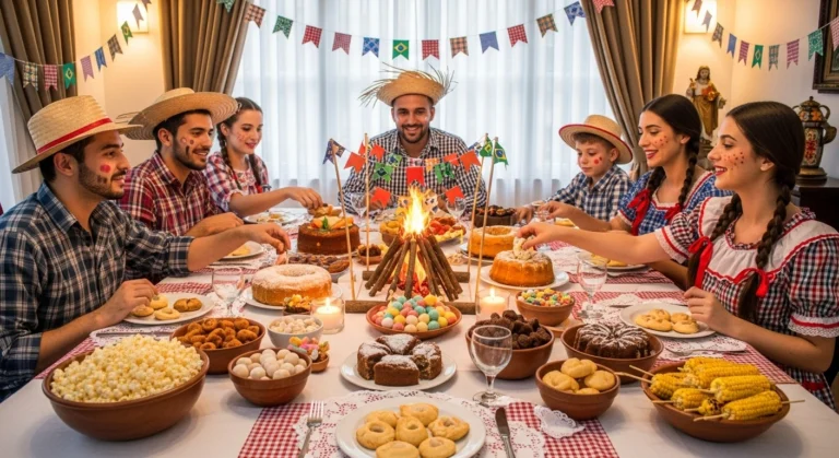 Decoração Festa Junina: 15 Ideias Simples e Encantadora 2 Aprenda a criar e executar uma festa junina perfeita! Ideias para mesa de festa junina, simples, Comida de festa junina e muito mais...