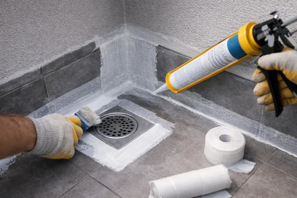 Aprenda no guia completo como impermeabilizar varanda com manta líquida sem quebrar o piso. Truques e dicas que evitam infiltrações.