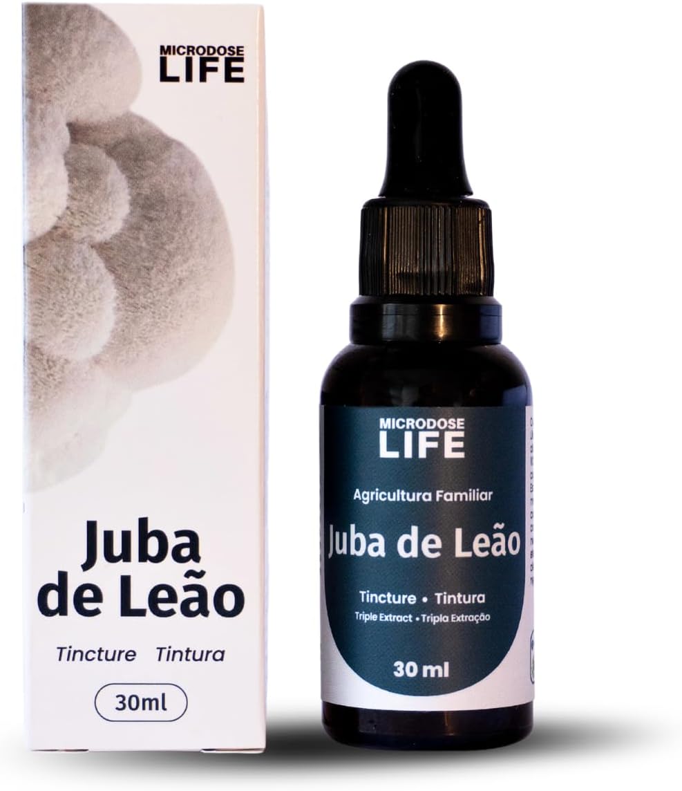 Extrato Líquido Juba De Leão 30ml | Foco E Concentração | Fungi Life