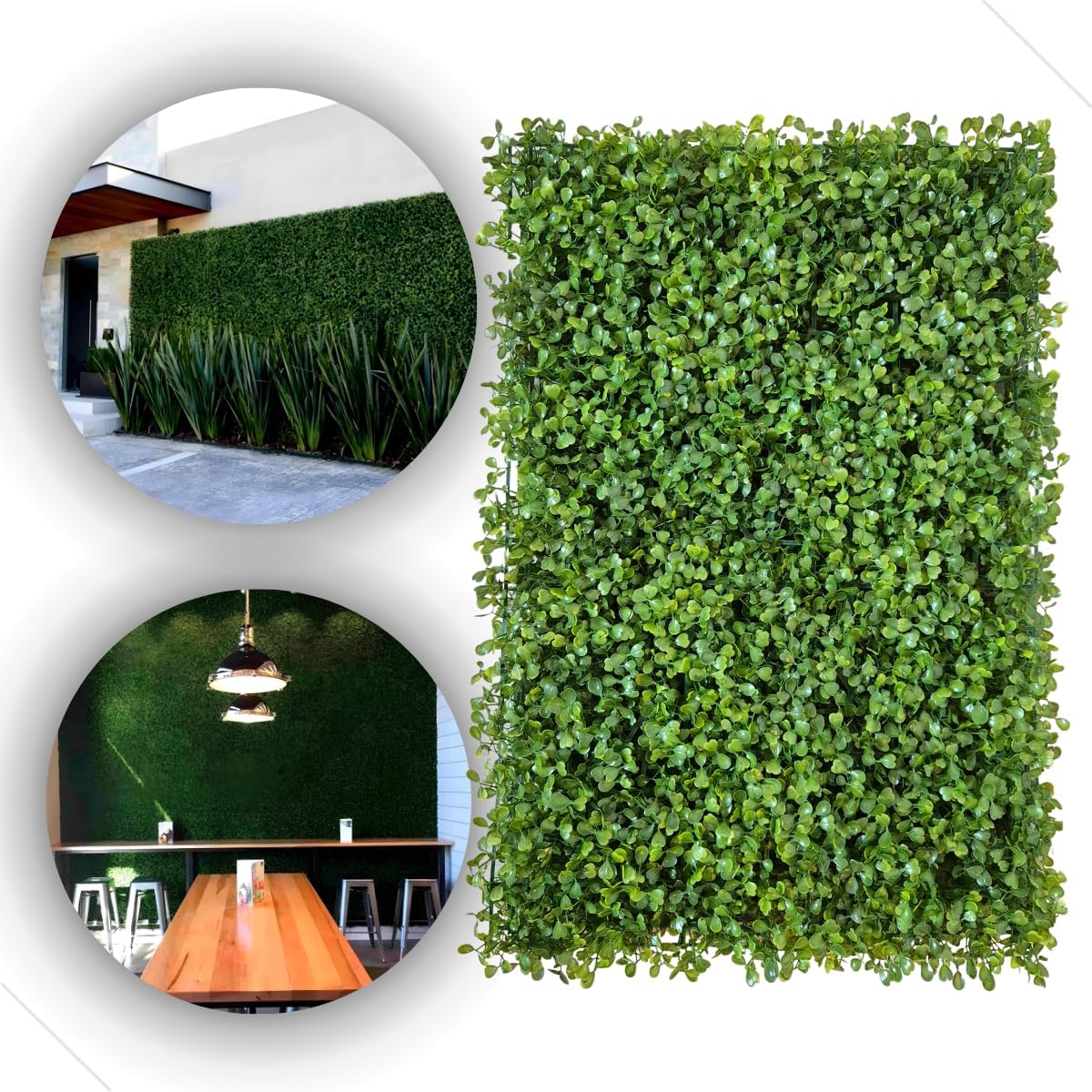 10 Placas Jardim Vertical Buchinho Grama 60x40 Artificial Painel Verde Jardim Planta Parede Muro Inglês