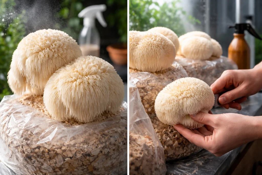 Aprenda sobre colheita e conservação desse fungo gourmet funcional. Cultive cogumelos juba de leão em casa com um guia prático e seguro.