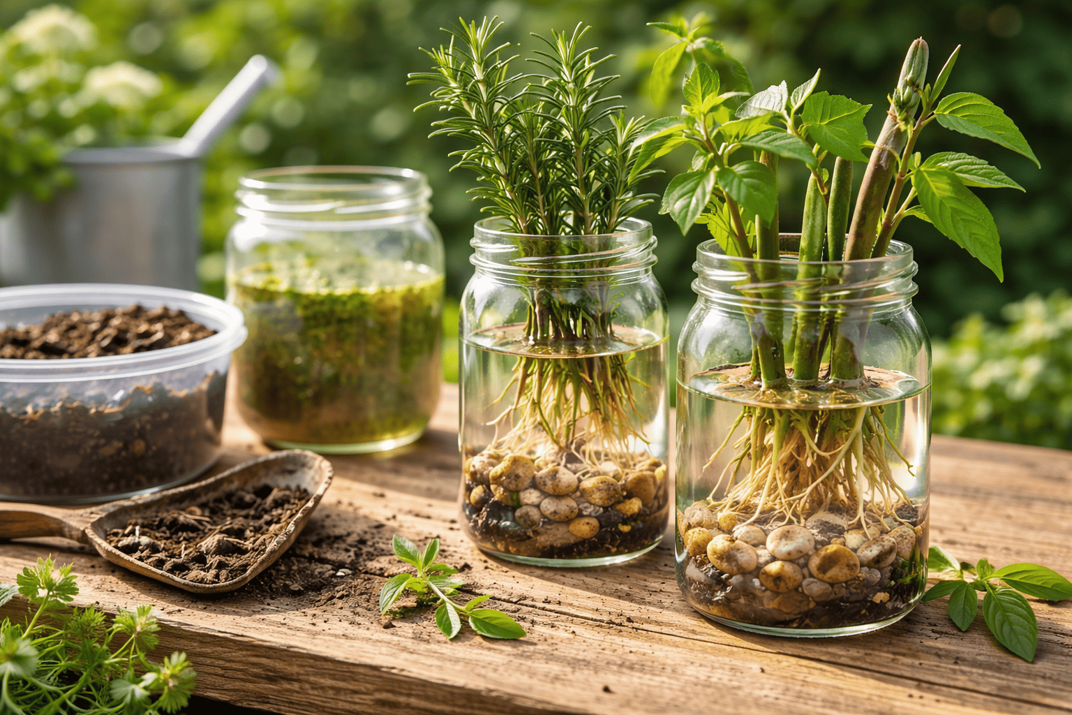 Segredo aquático para enraizar estacas mais rápido: método biológico com micro-organismos na água. Aprenda hoje como fazer isso!