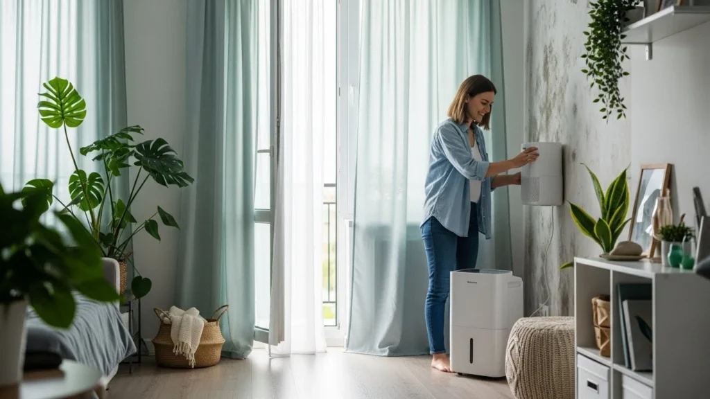 Veja: Como evitar mofo em parede de apartamentos antigos sem reformas usando desumidificadores portáteis e ventilação natural sem esforço.