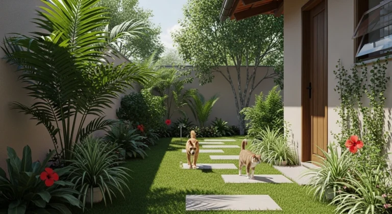 paisagismo pet friendly com plantas seguras e áreas de circulação para pets — descubra ideias criativas para criar um jardim bonito e seguro!