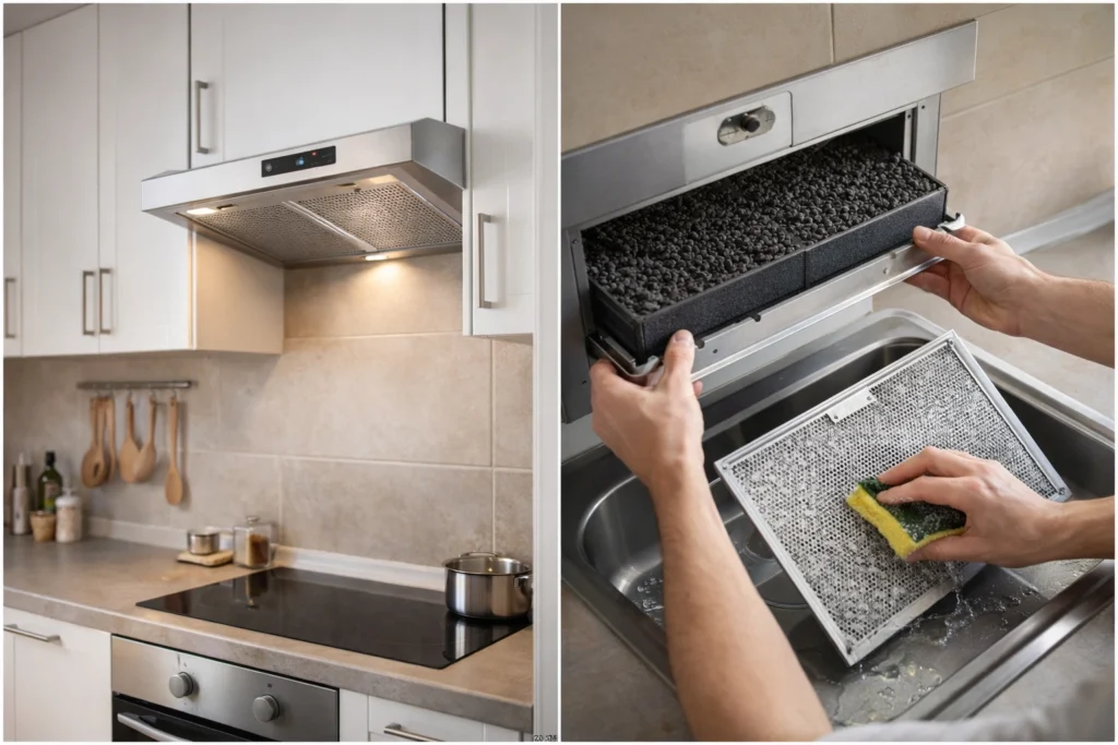 Como instalar e limpar filtros de exaustão de cozinha com carvão ativado em apartamentos sem chaminé dicas fáceis e baratas para testar hoje!