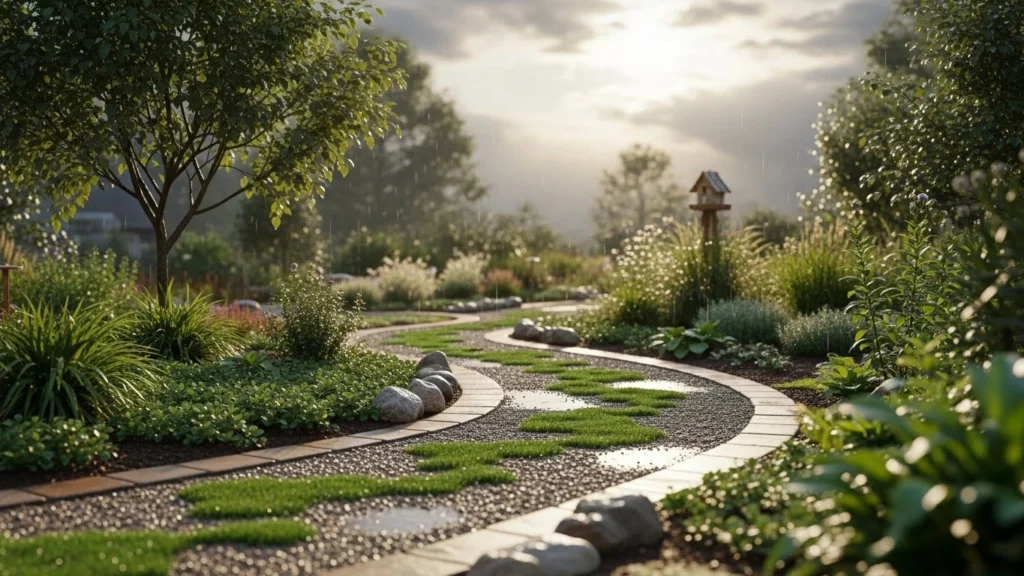 Caminhos e pavimentação permeável para jardim residencial reduzindo erosão e encharcamentos, com dicas fáceis e surpreendentes para você!