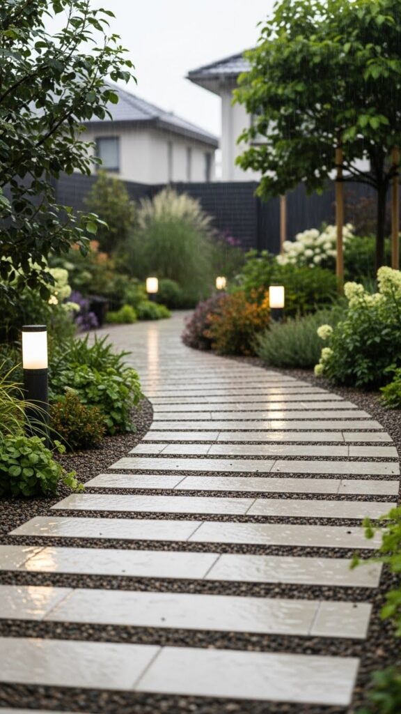 Caminhos e pavimentação permeável para jardim residencial reduzindo erosão e encharcamentos, com dicas fáceis e surpreendentes para você!