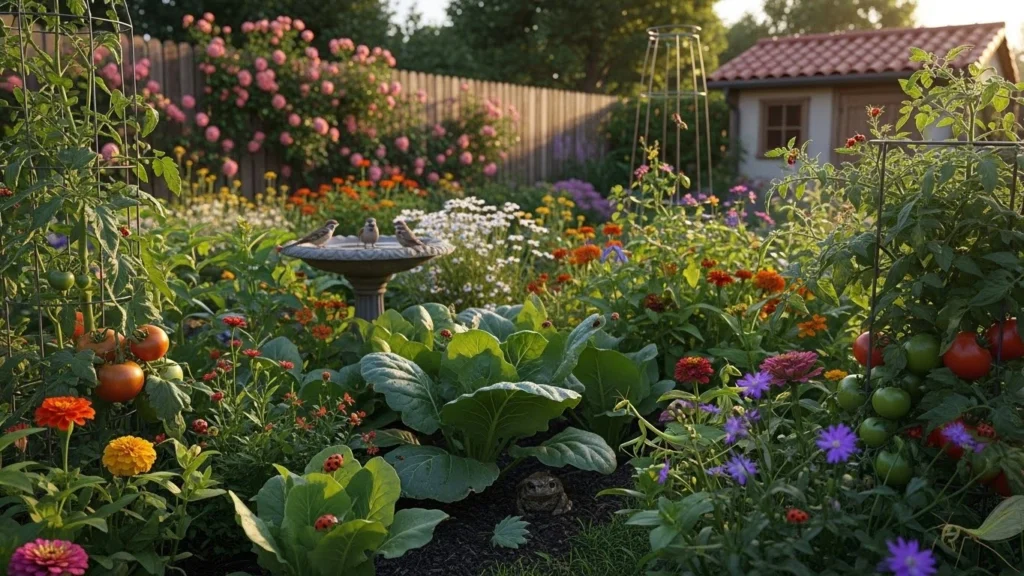 Aprenda práticas simples: controle natural de pragas com inimigos naturais e técnicas de convivência para hortas canteiros floridos. É Fácil!