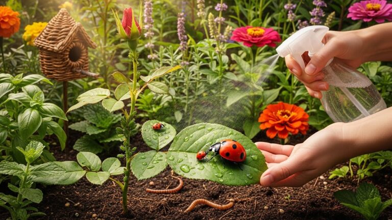 Controle natural de pragas com inimigos naturais e técnicas de convivência para hortas e canteiros floridos. você vai descobrir como proteger!