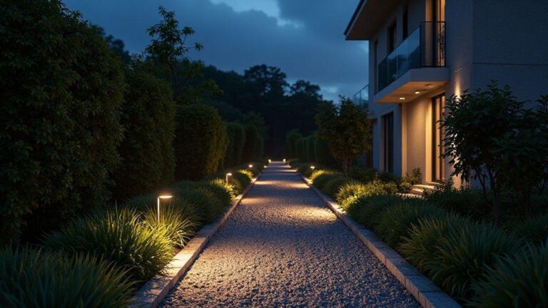 iluminacao-noturna-eficiente-para-jardim-residencial-com-luminarias-solares-e-sensores-de-movimento