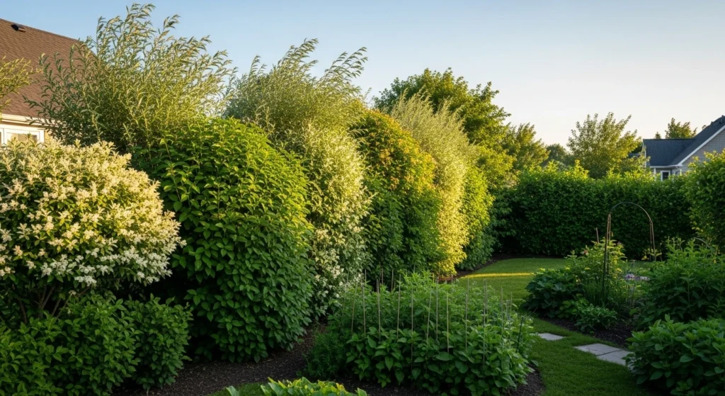 Aprenda como criar quebra-ventos vivos com arbustos de rápido crescimento para proteger jardim de casa exposto e ganhar privacidade!