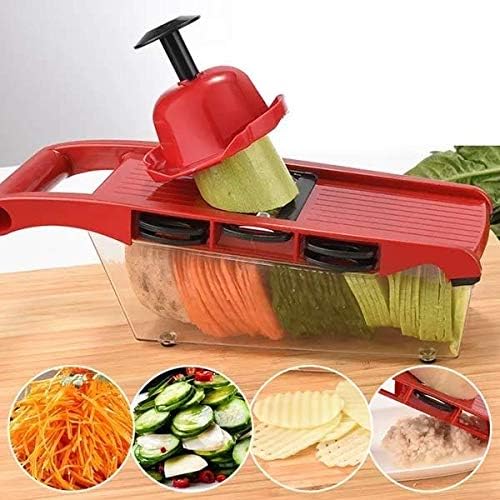 Mandoline Slicer Nicer Fatiador Cortador De Legumes 6 Em 1