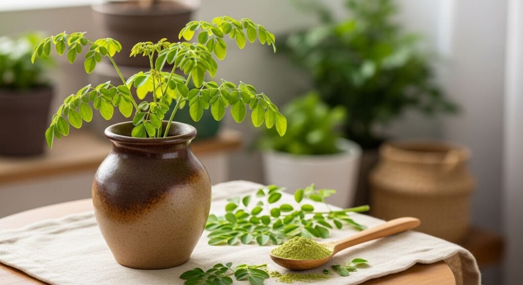 Descubra por que a Moringa Oleifera é chamada de árvore da vida. Aprenda o passo a passo do cultivo em vaso ou quintal. Estudos científicos!