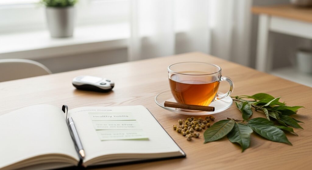 Qual o melhor chá para apoiar o controle da glicose? Entenda o que é glicose normal em jejum, após refeição e como usar chás naturais...