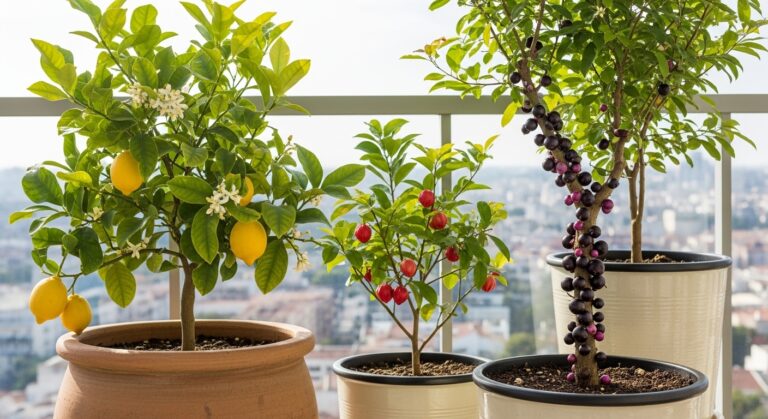 Aprenda como cultivar frutíferas em vasos e tenha um pomar na varanda. Guia completo com 10 espécies, vasos ideais. Comece hoje!