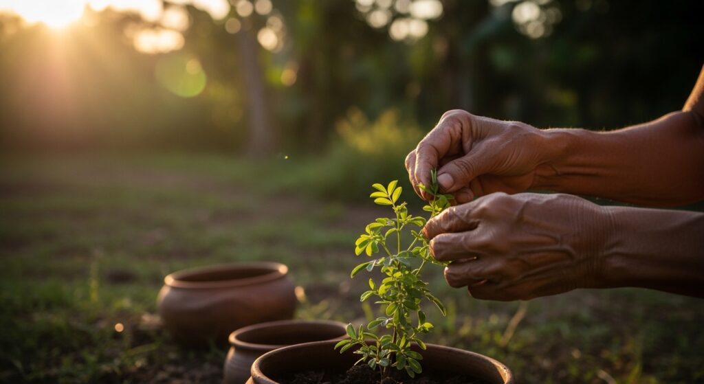Descubra a verdade científica por trás do chá de quebra pedra: eficácia comprovada, preparo correto e os riscos que ninguém conta. Imperdível!