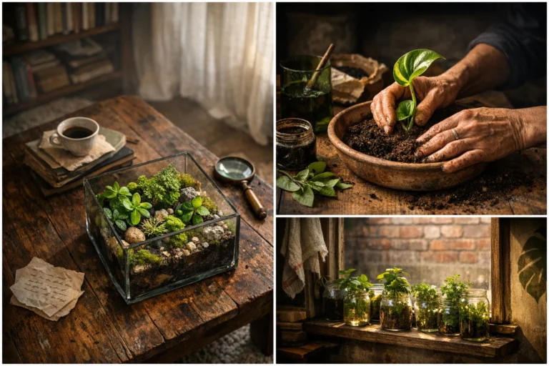 "Paisagismo natural dentro de casa: aprenda a levar a natureza para sala, cozinha, varanda e escritório com projetos práticos e fáceis de fazer."