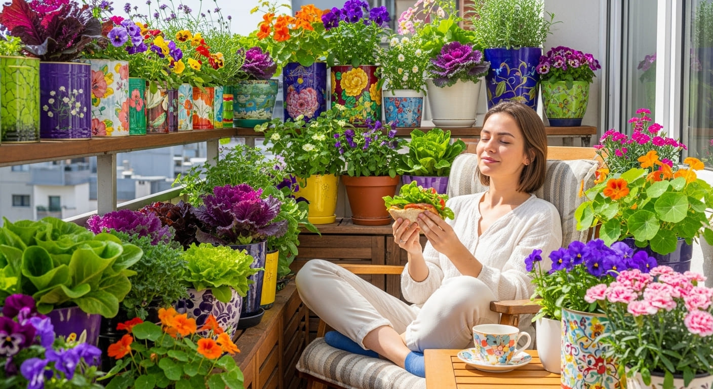 Jardim Comestível na Varanda: Como Cultivar Alimentos em Apartamento em 2026