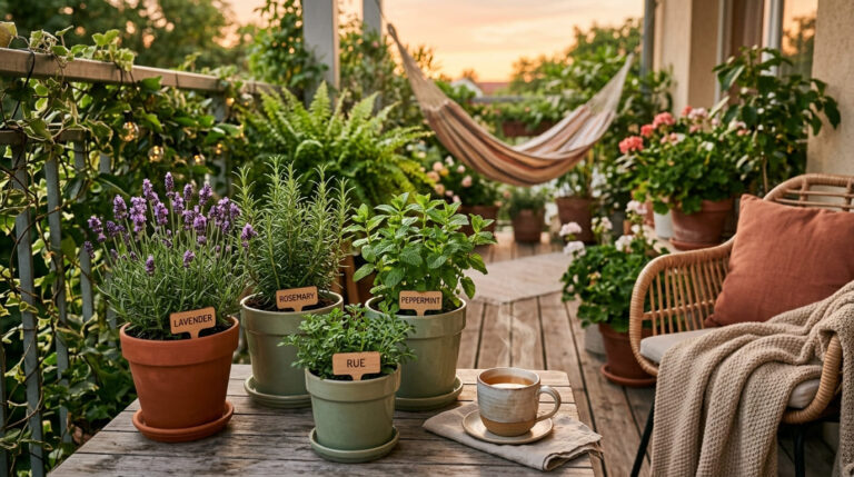 Descubra o paisagismo funcional com lavanda, hortelã e alecrim. Plantas que afastam ratos, perfumam a casa: Crie um lar seguro e cheiroso hoje!