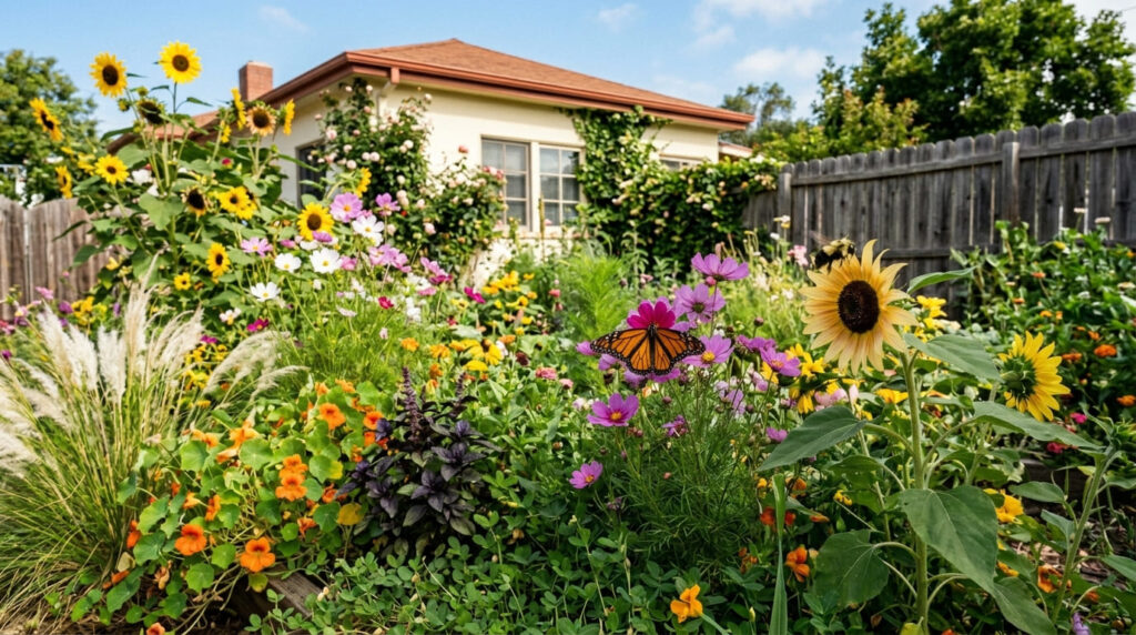 O Chaos Garden (Jardim Caótico) é a tendência de jardinagem que abraça a imperfeição e exige pouca manutenção. Aprenda como criar o seu!