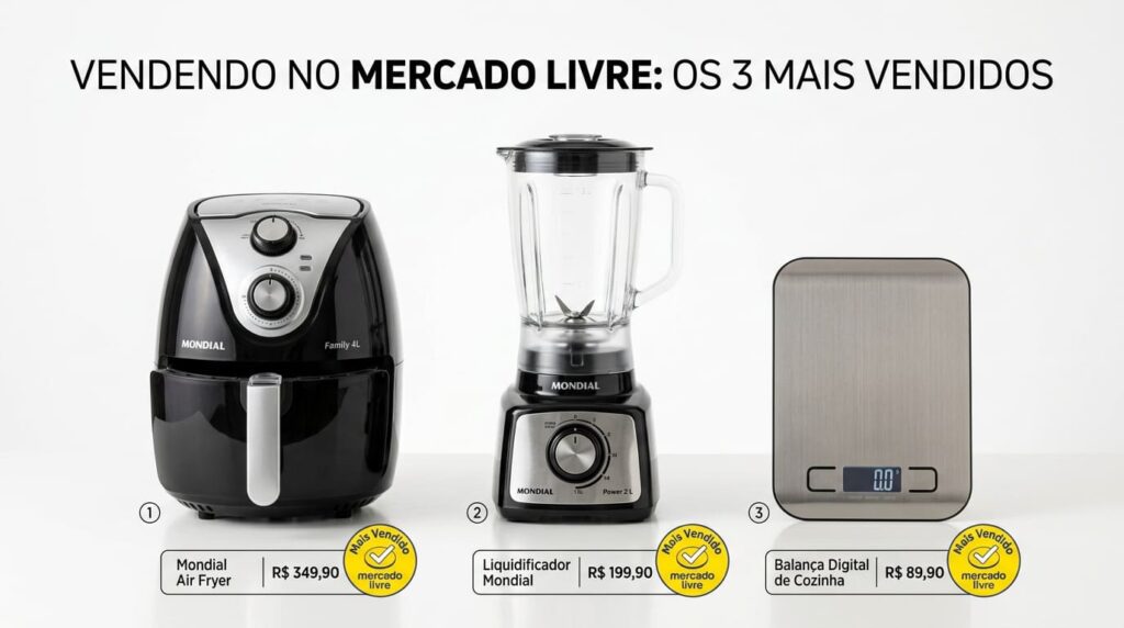 Vender no Mercado Livre: Os 3 Eletroportáteis Mais Vendidos que Toda Cozinheira Artesanal Precisa Ter 1 Quer vender no Mercado Livre e transformar sua culinária em negócio? Conheça os 3 eletroportáteis mais vendidos que toda cozinheira precisa ter.