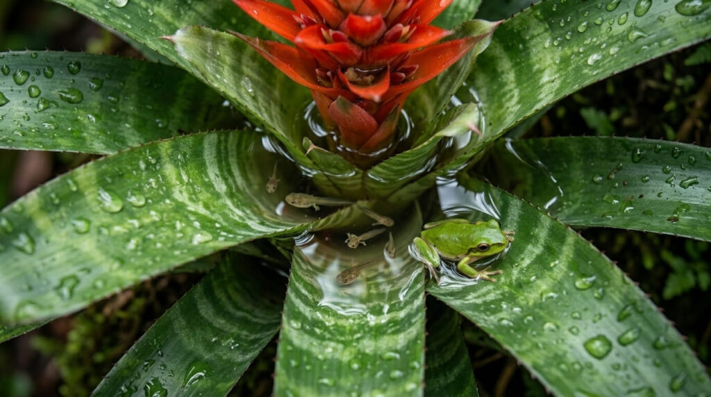 Descubra os segredos das bromélias amazônicas: tanque d'água vivo, simbiose com formigas e cultivo fácil em casa. Dicas Incríveis!...