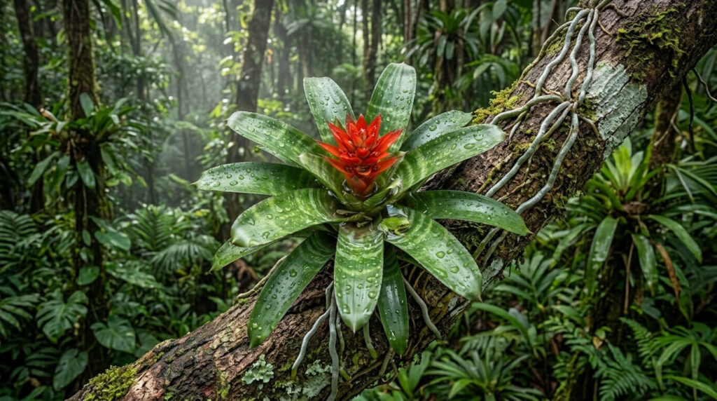Descubra os segredos das bromélias amazônicas: tanque d'água vivo, simbiose com formigas e cultivo fácil em casa. Dicas Incríveis!...