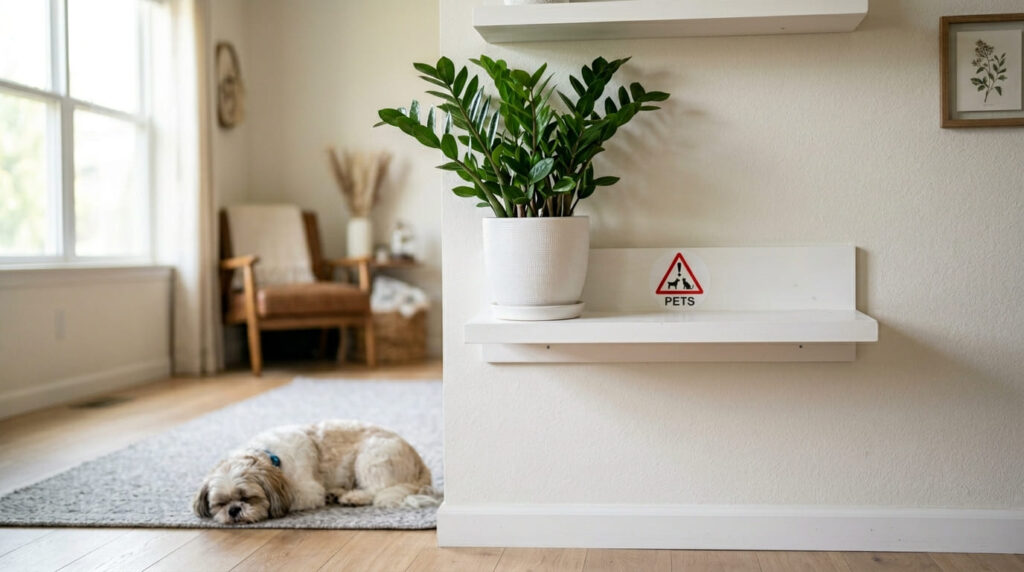 Zamioculca é venenosa? Riscos para pets, crianças e como manter sua planta segura 1 Zamioculca é venenosa para cães, gatos e crianças? Descubra os riscos, sintomas de intoxicação e como manter sua planta com segurança.