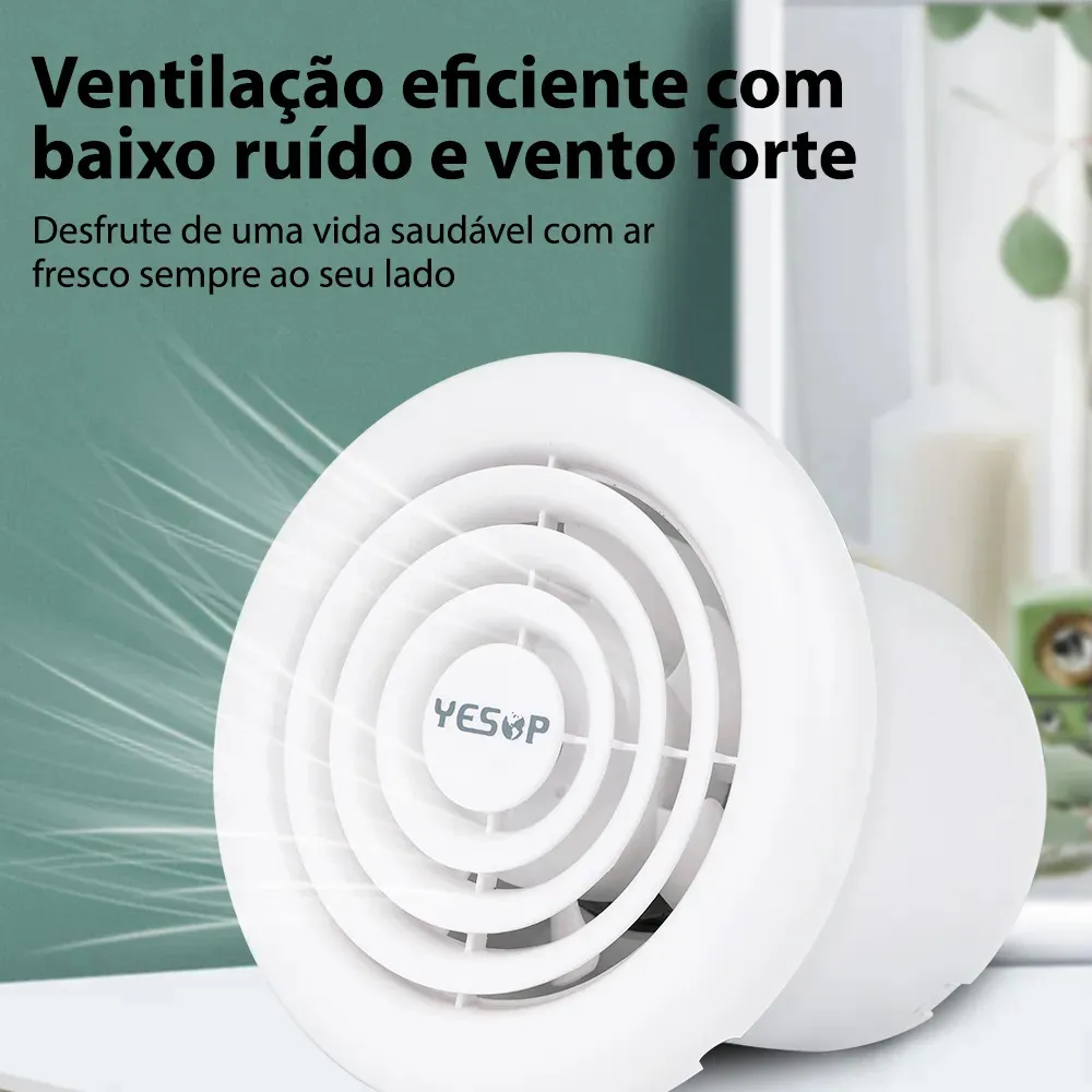 Adeus umidade e mofo! Escolha o melhor exaustor de banheiro. Modelos Manplex, Yesop e ITC com os melhores preços. Clique e veja!