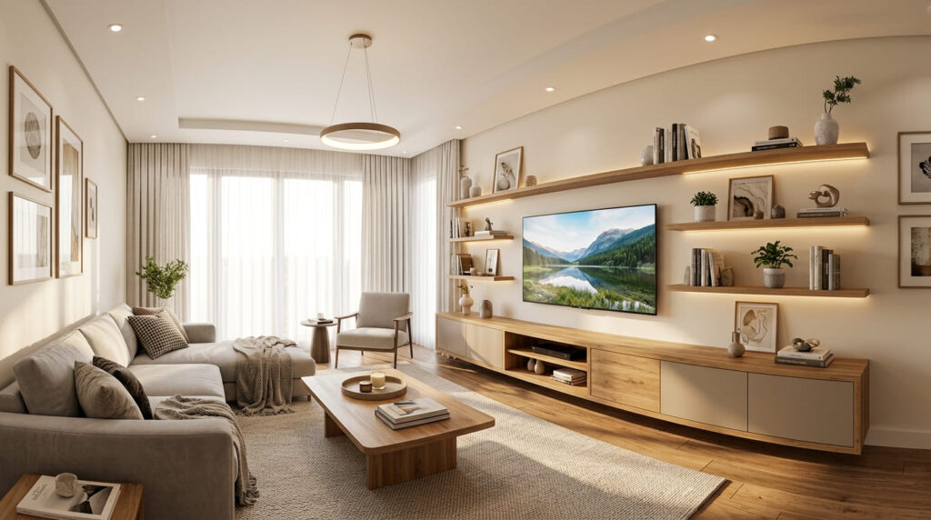 MDF ou MDP: Qual o Melhor Material para a Sua Sala de Estar? 1 MDF ou MDP: qual o melhor material para os móveis da sua sala de estar? Descubra as diferenças, vantagens e dicas de aplicação.