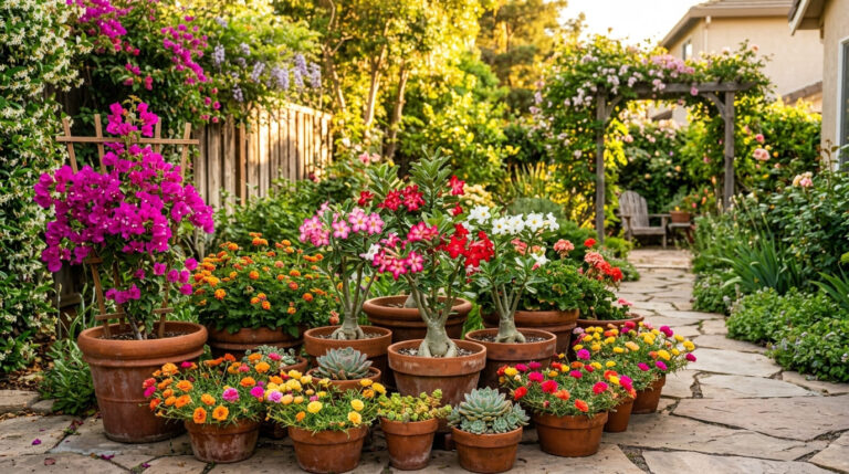 5 Plantas de Sol Pleno com Flores Que Resistem ao Calor e Exigem Pouca Água 1 Descubra 5 opções incríveis de plantas de sol pleno com flores que resistem ao calor e exigem pouca água. Deixe seu jardim ou varanda coloridos o ano todo!