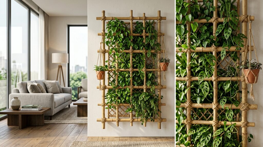 Jardim Vertical com Bambu: 9 Treliças DIY que Transformam Varandas e Quintais Pequenos 1 Aprenda mais sobre Jardim Vertical com Bambu: 9 Treliças DIY para Varandas e Quintais Pequenos. Transforme ideias em projetos reais...