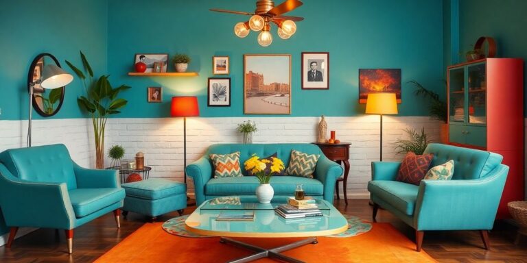 Descubra como usar elementos de decoração retrô com sofisticação para criar ambientes elegantes e cheios de charme agora mesmo!
